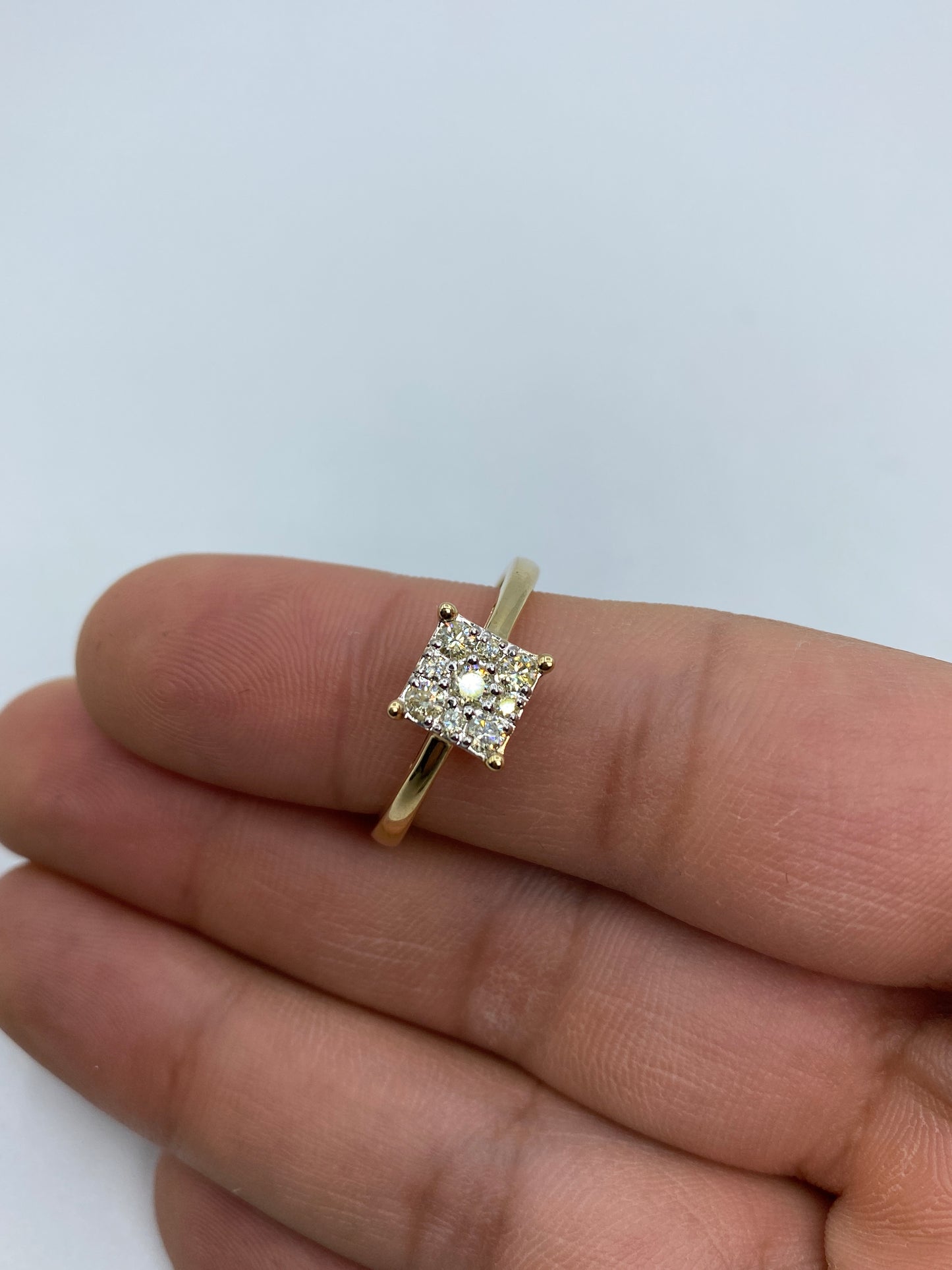 Square Engagement Ring