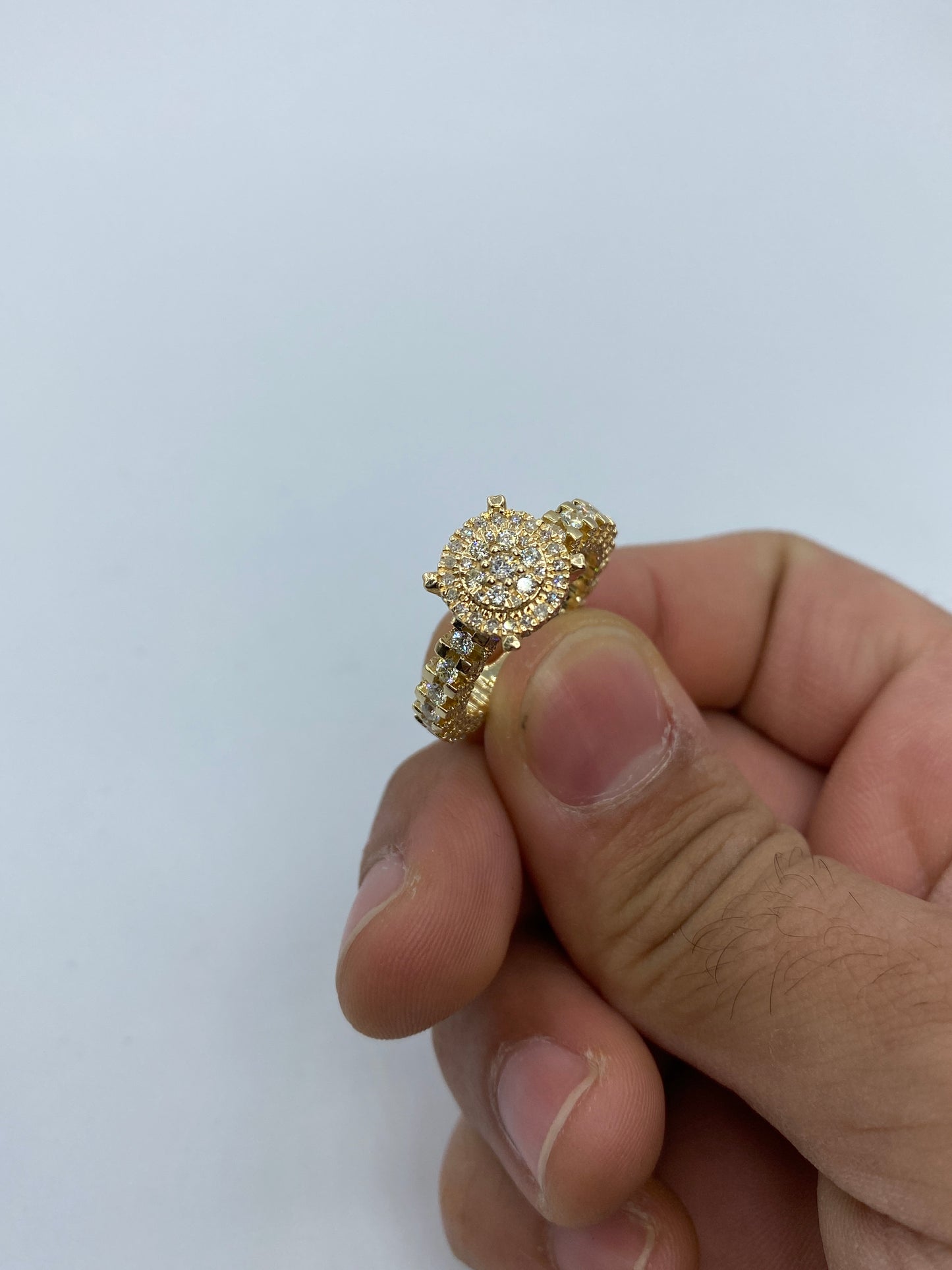 Large Diamond Engagement Ring