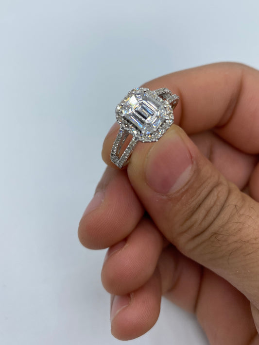 Baguette Engagement Ring