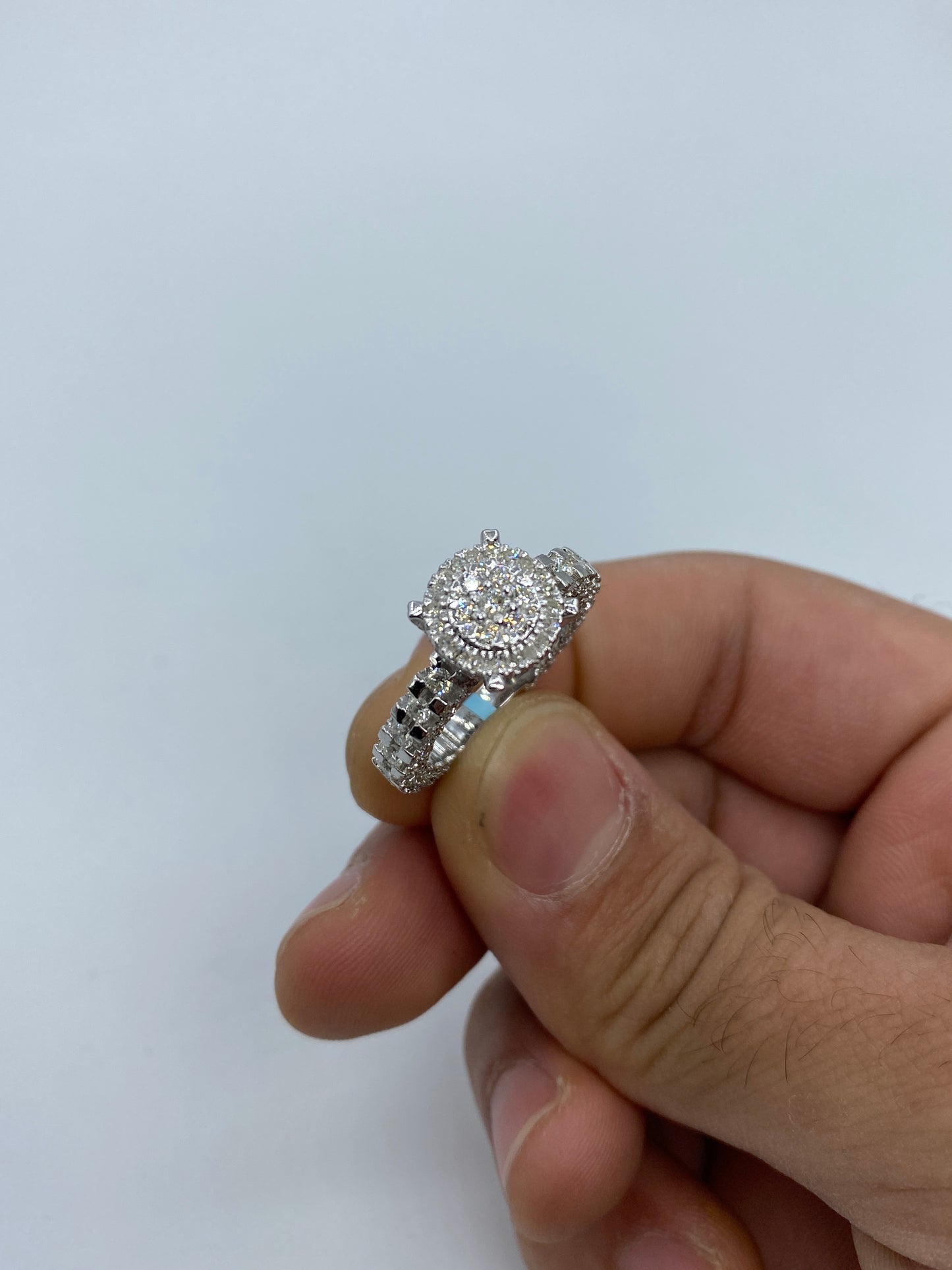 Large Diamond Engagement Ring