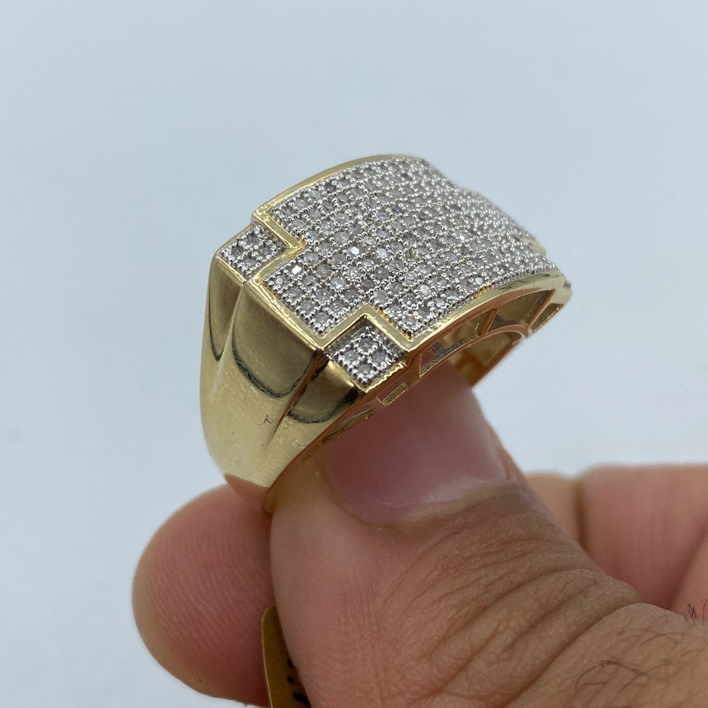 10K Rectangle Puzzle Diamond Ring